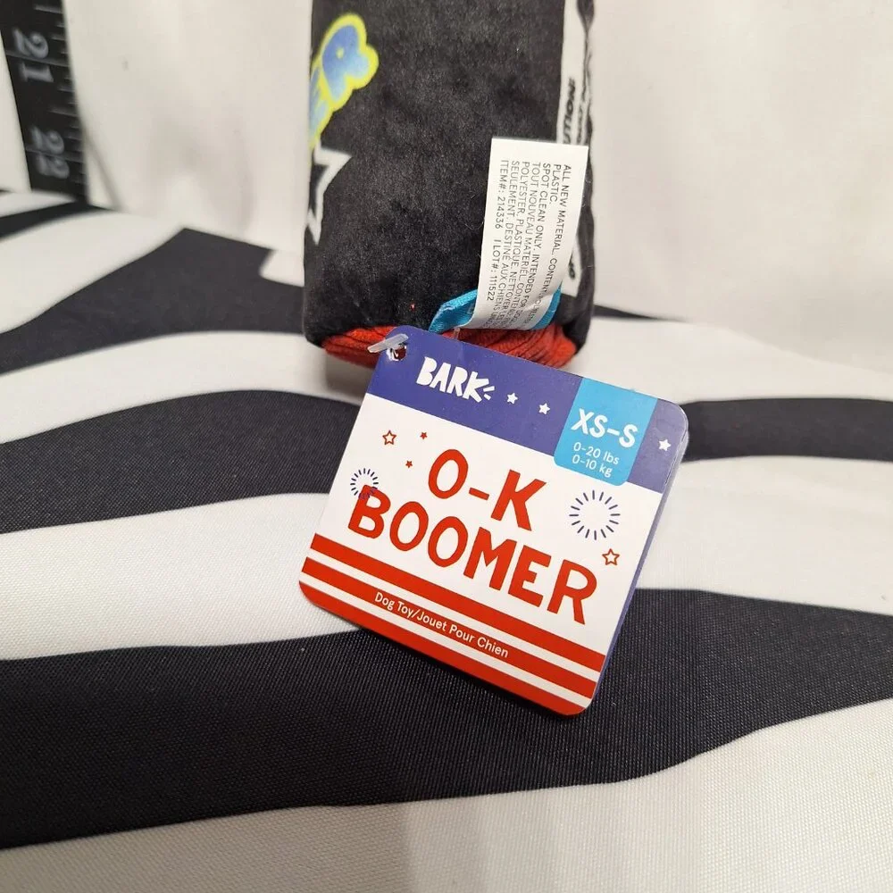 NWT Bark Firecracker 3 Pack = Furry Cracker + OK Boomer + Throwman Candle